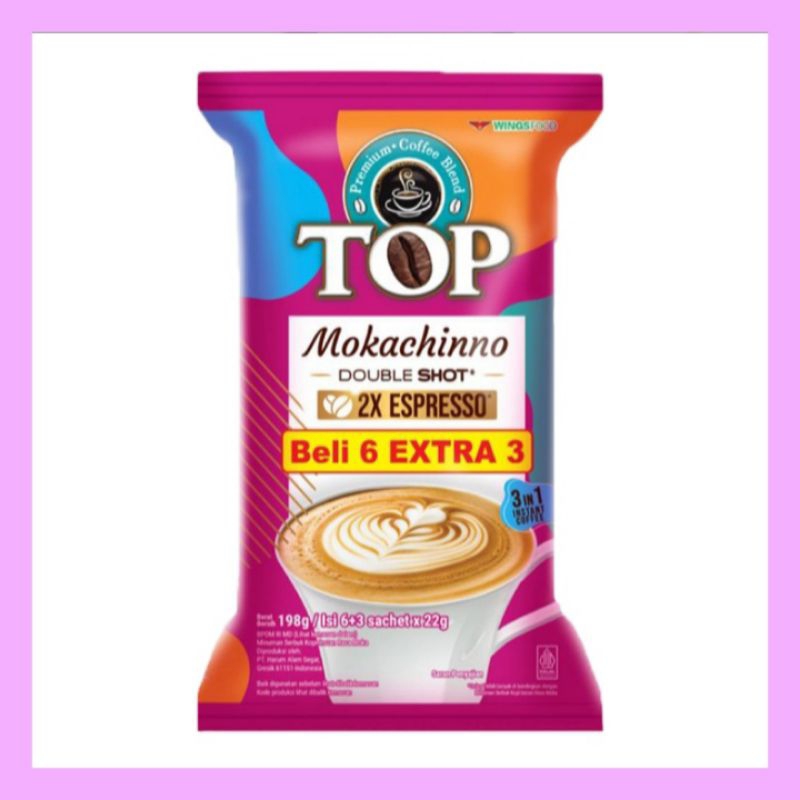 

Top Coffee Kopi Instan Mokachinno Double Shot 9x22gr