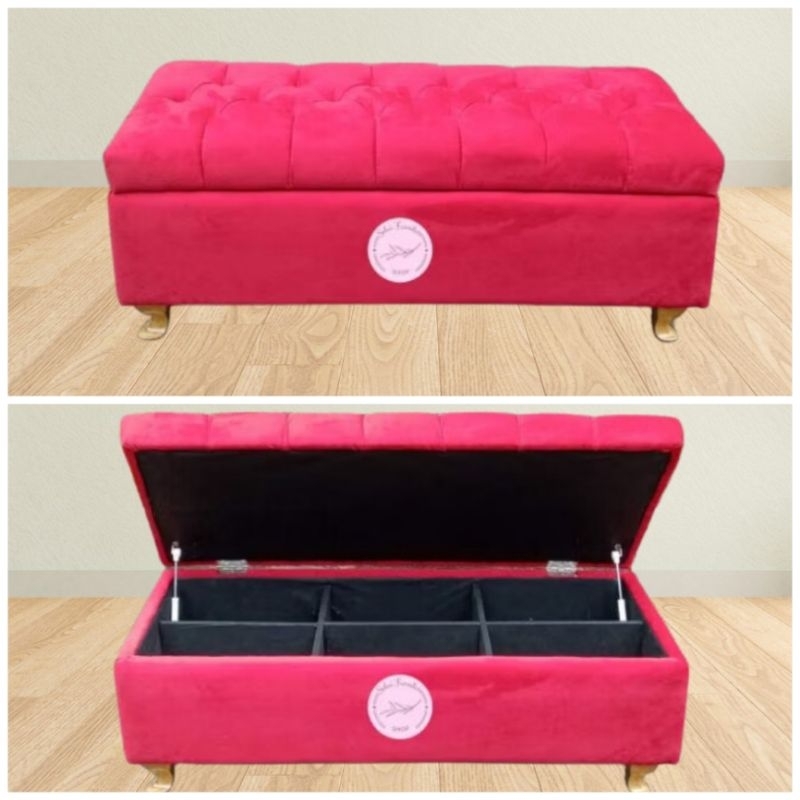 KURSI SOFA RUANG TAMU MINIMALIS SANTAI BOX STORAGE SOPA BENCH SOFA MINIMALIS RUANG TAMU