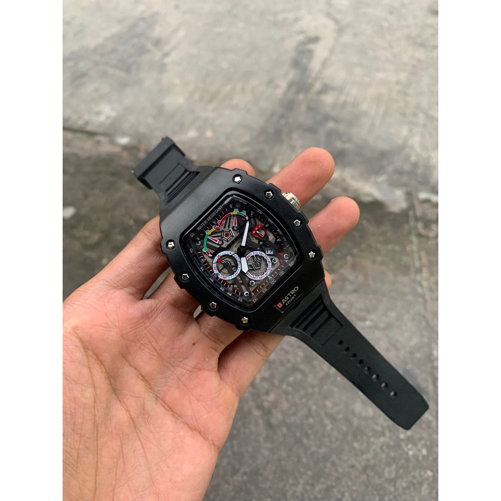 Jam tangan pria sport GASTRO Original Real Water proof
