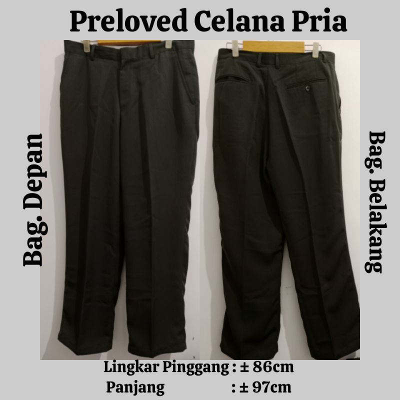 Celana Bahan Pria Preloved