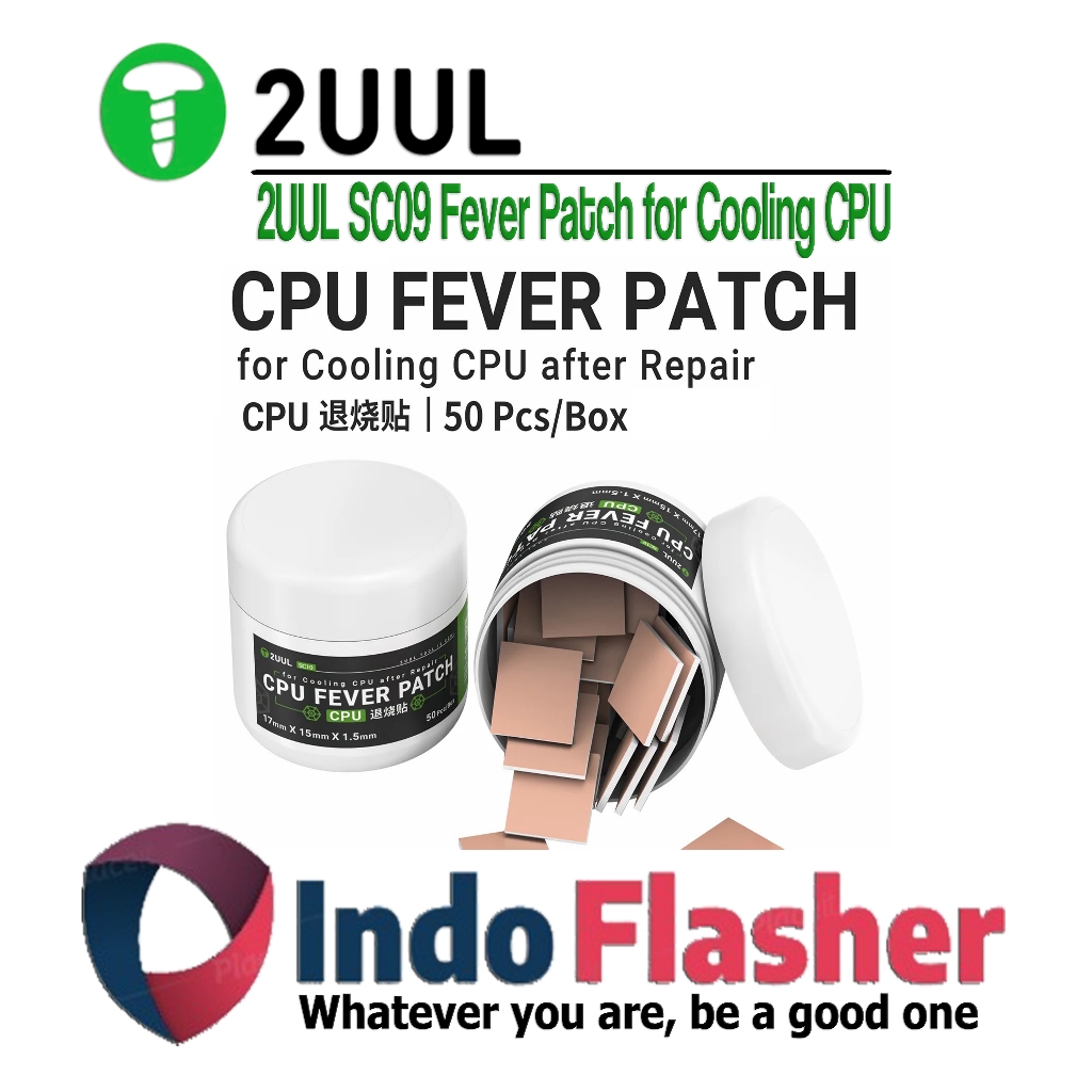 2UUL SC09 CPU Fever Patch for Cooling CPU After Repair Pendingin CPU