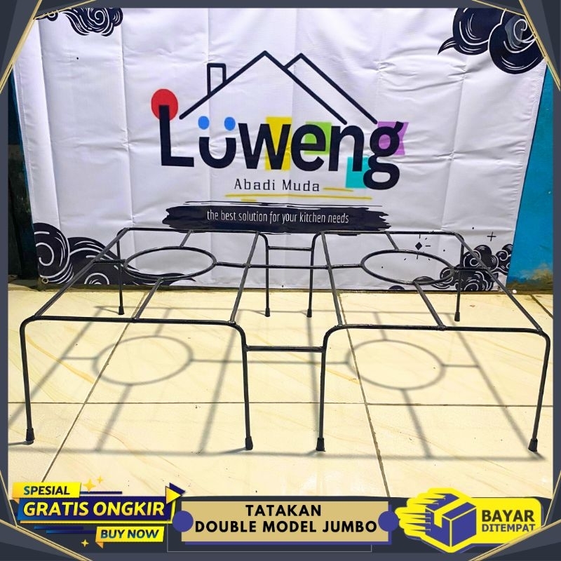 Tatakan Kompor gas jumbo, Tangkringan kompor gas Model JUMBO, behel kompor, besi pengaman kompor gas