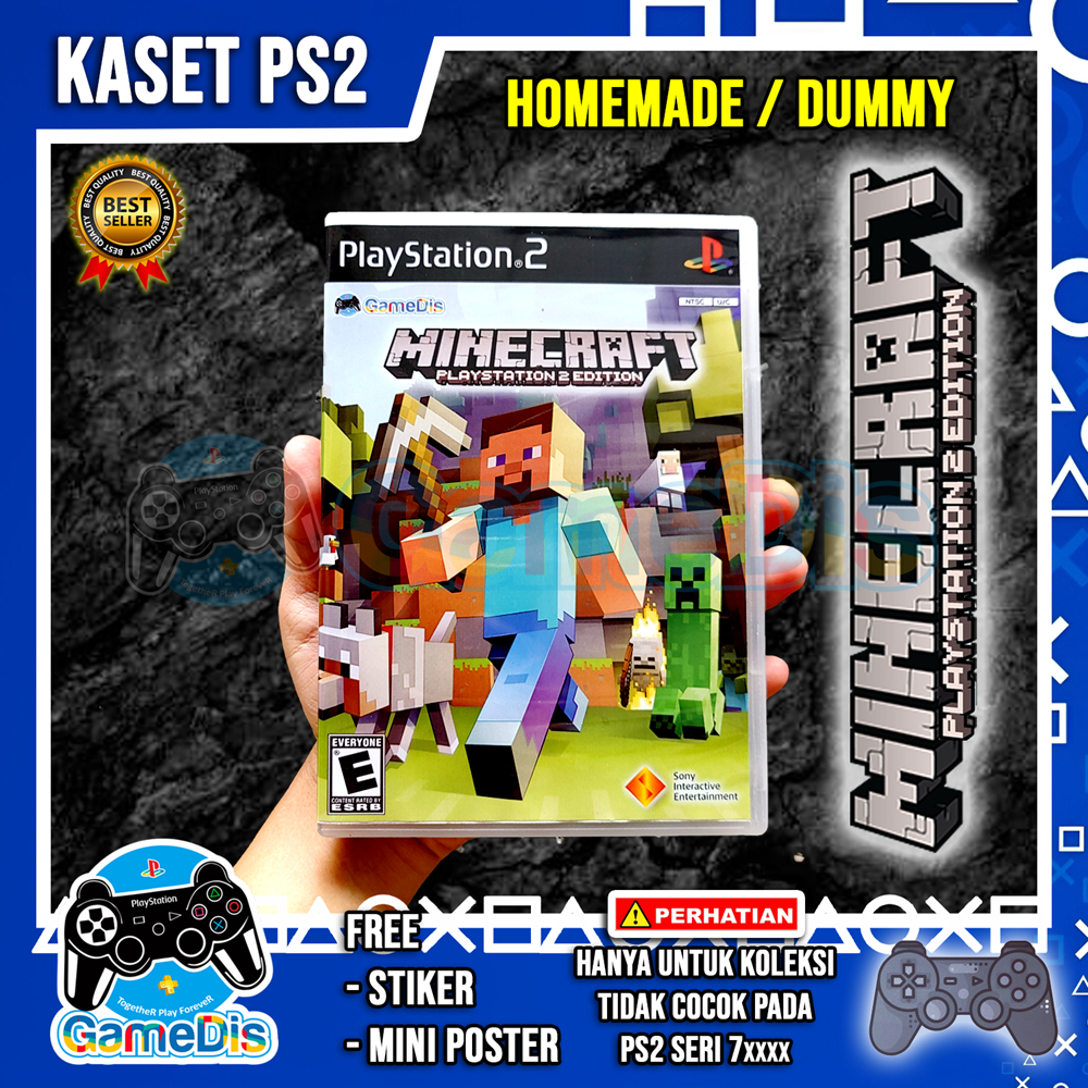 PS2 Kaset Minecraft PS2 | High Quality