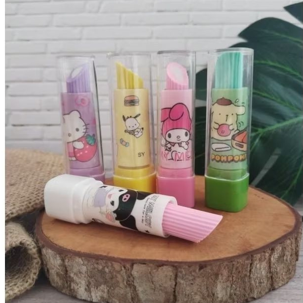 

Penghapus Bentuk Lipstik Karakter perempuan