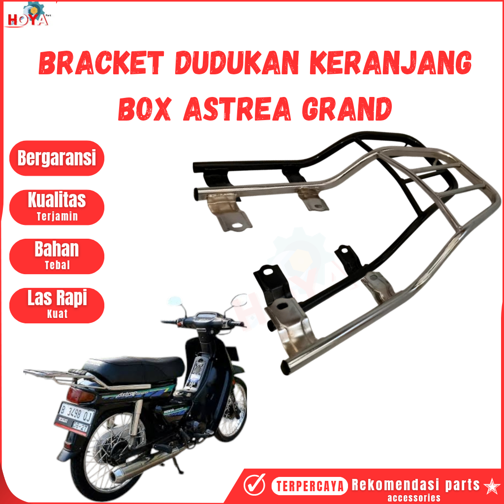 Bracket Breket Dudukan Keranjang Box Honda Astrea Grand