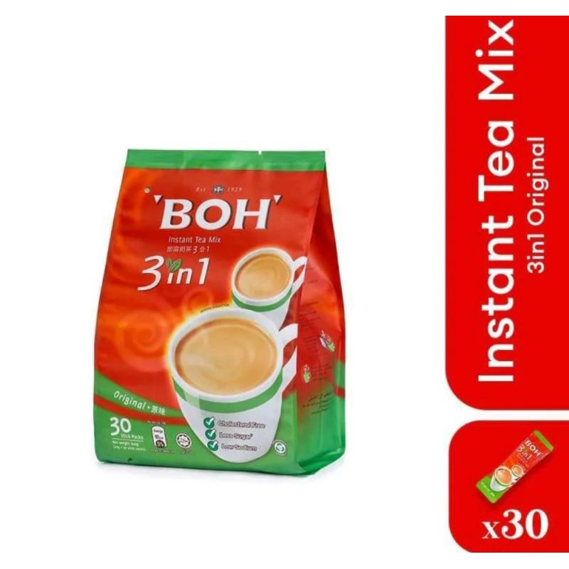 

BOH Instant Tea Mix 3in1 Varian Original (30 Stick).