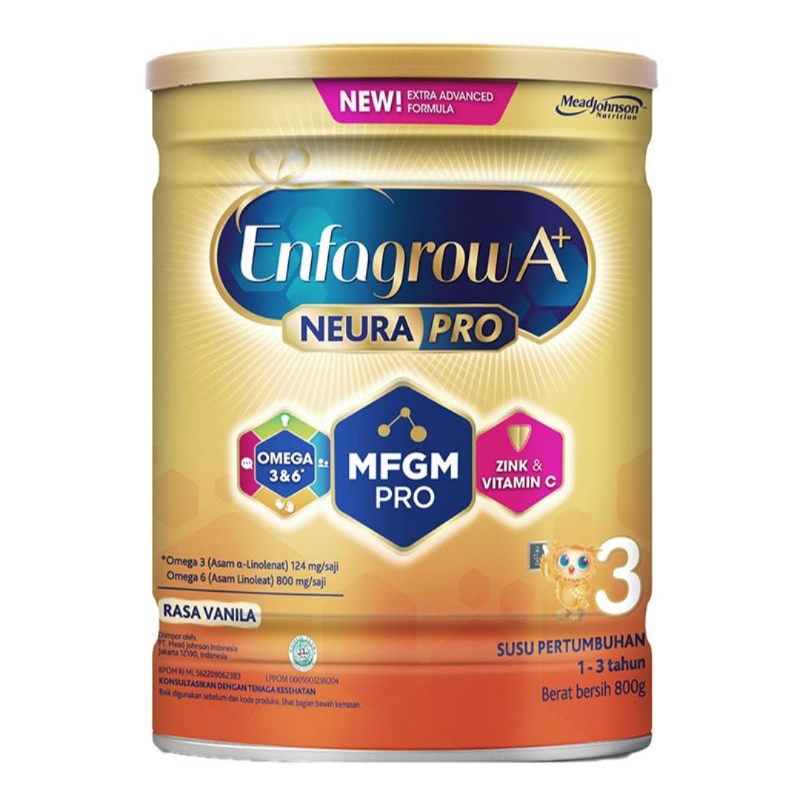 

Enfagrow A+3 Susu Formula Pertumbuhan Balita 800 gr