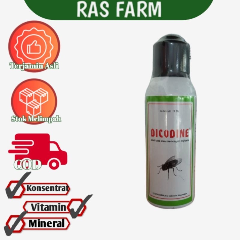 DICODINE|OBAT LUKA| ANTI LARVA LALAT