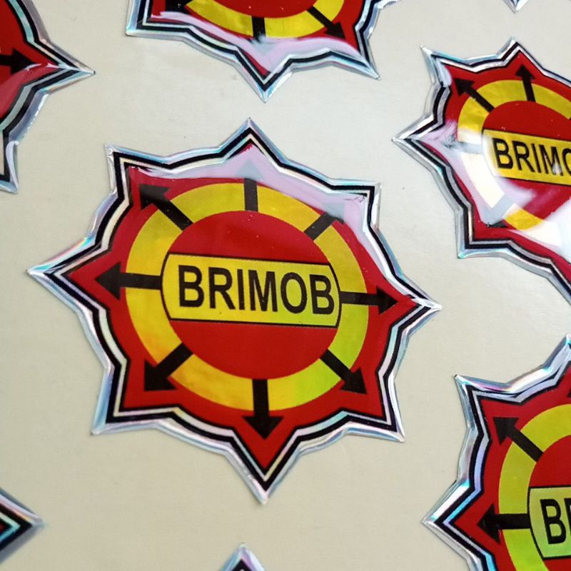 

STIKER BRIMOB KOMPAS/STIKER HOLOGRAM GLOSSY