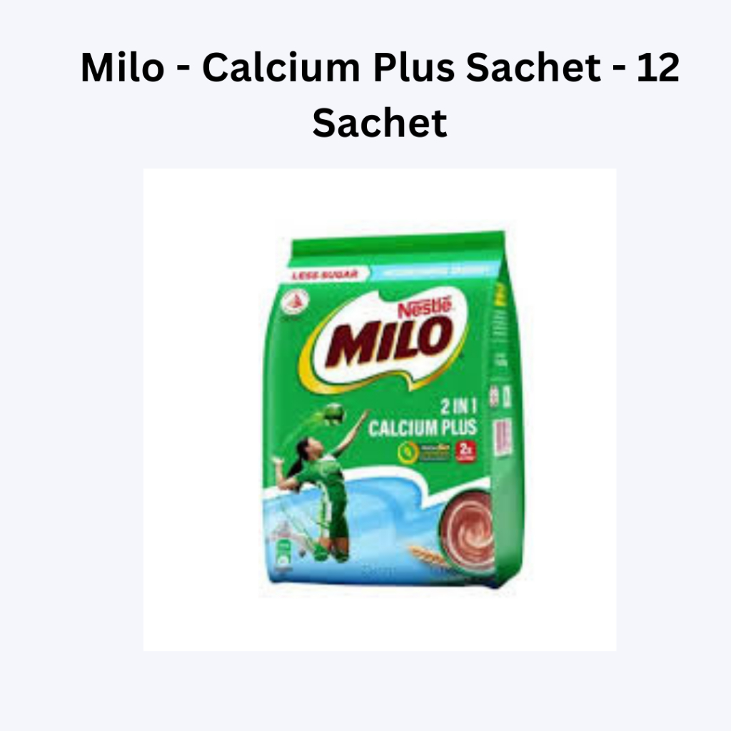 

Milo - Calcium Plus Sachet - 12 Sachet