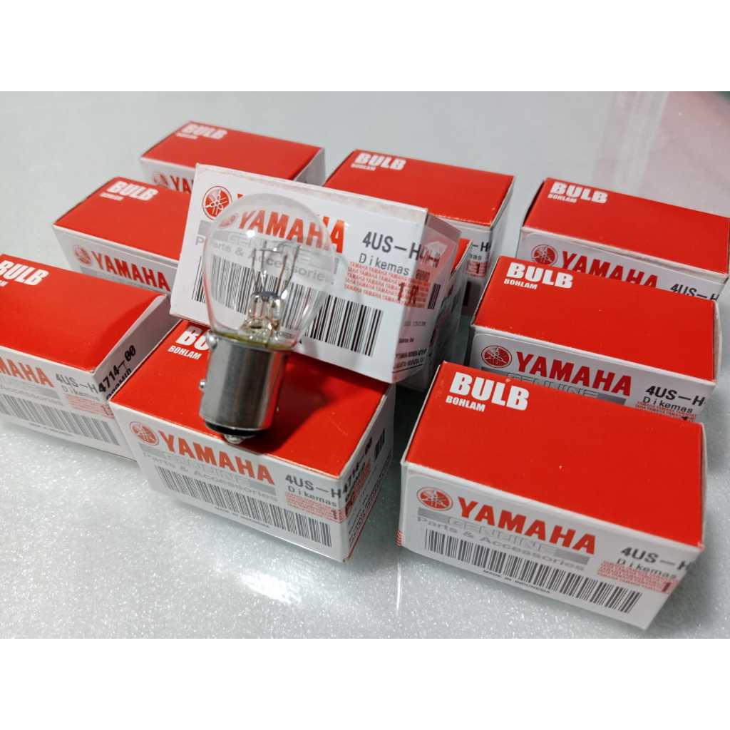 Bohlam Lampu Stop Yamaha Bulb 4US-H  Mio J/ Mio M3 / Soul Gt 125 / Mio S 125 Harga Per 10 Pcs