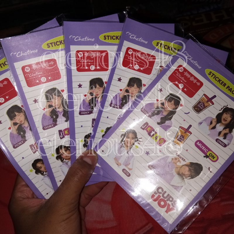 

Stiker Official Chatime X Jkt48 Bandle B