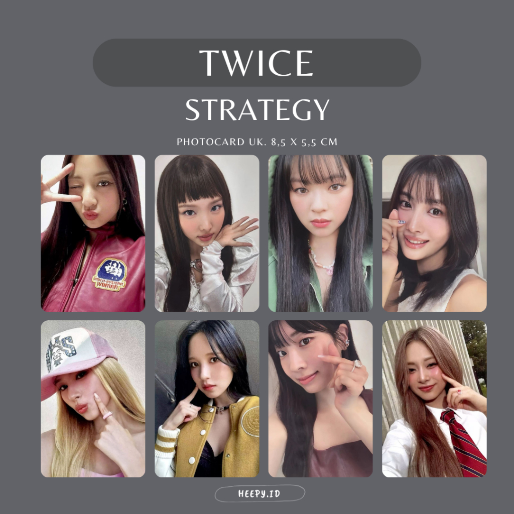 [TWICE] UNOFFICIAL PHOTOCARD TWICE STRATEGY