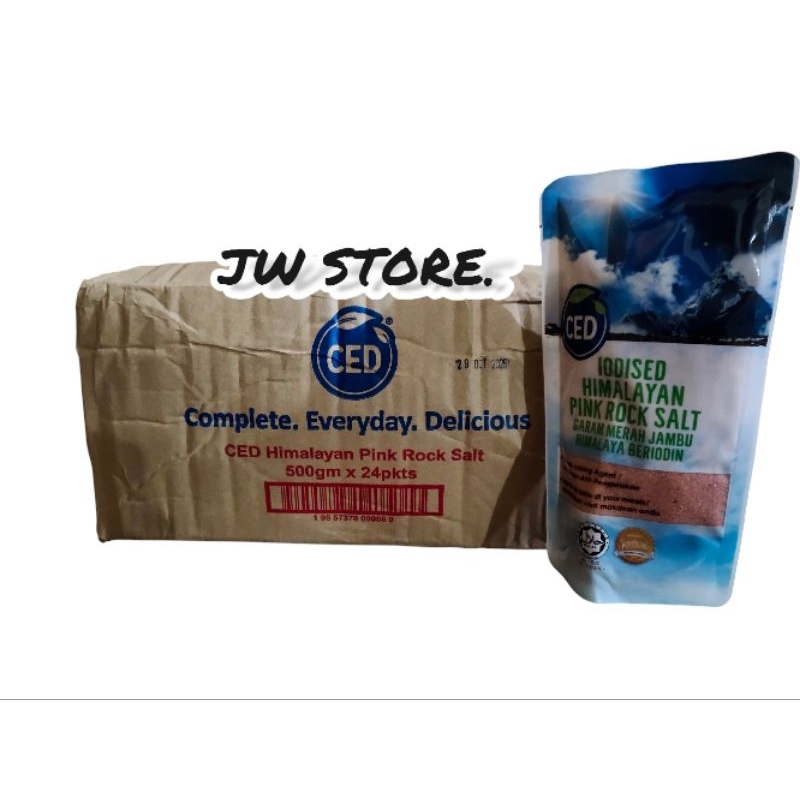 

Garam Himalaya Pink Rock Salt Original Malaysia 1Dus (24 x 500Gr)