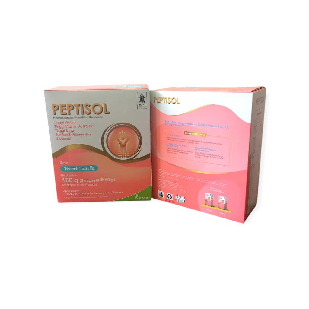 

Peptisol vanila coklat - nutrisi tinggi protein rendah residu