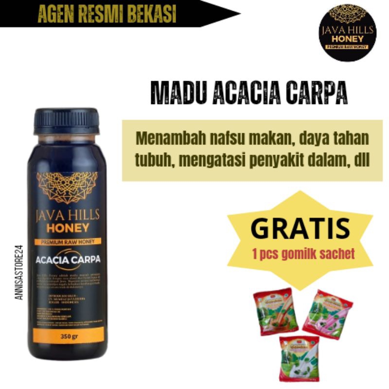 

Madu Acacia Carpa 320gr Javahills Honey - untuk Menambah nafsu makan, daya tahan tubuh, dan mengatasi penyakit dalam