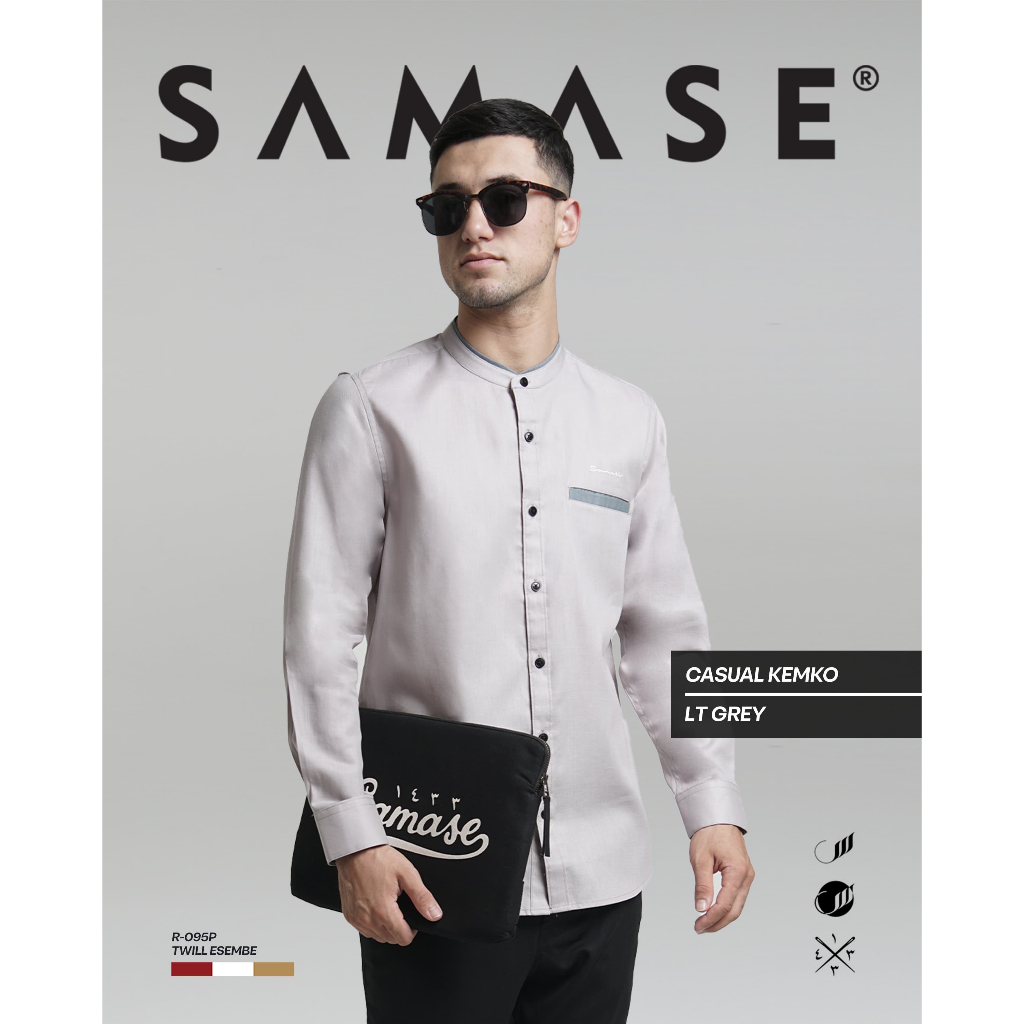 SAMASE Kemko Casual Lengan Panjang 01R095P Full Katun Twill Esembe