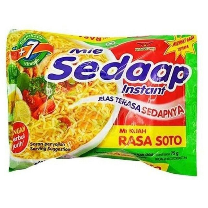 

Mie Sedap Rasa Soto Mie Instan Kemasan 92g