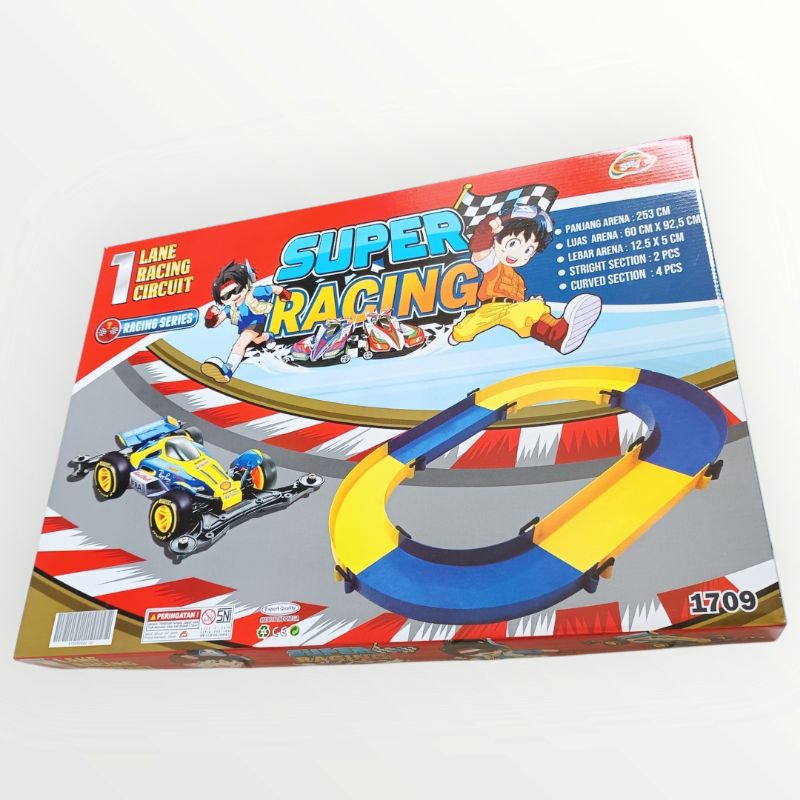 Track Tamiya Sirkuit | Arena mainan Tamiya 1 jalur 2 warna