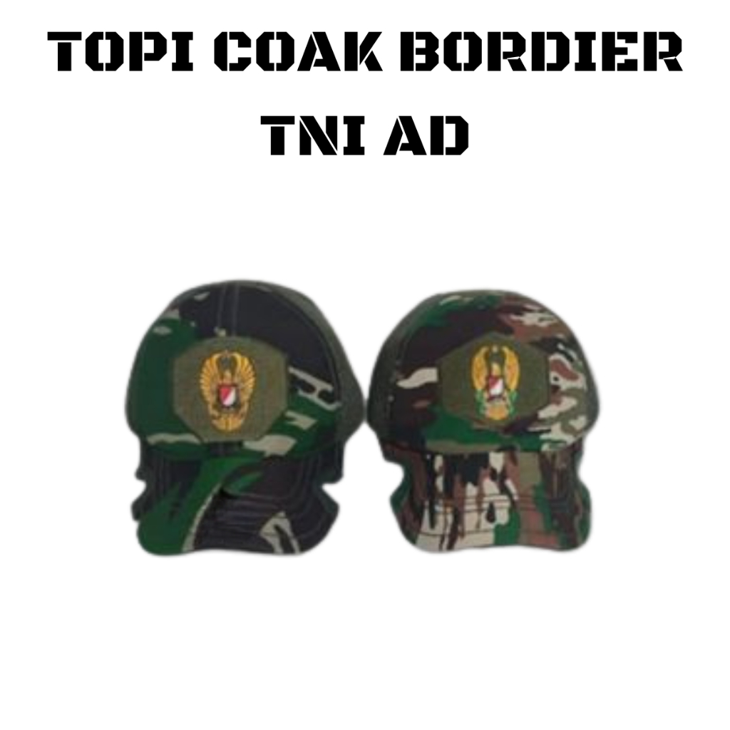 TERMURAH TOPI COWAK BORDIR TNI AD NKRI DAN MALVINAS