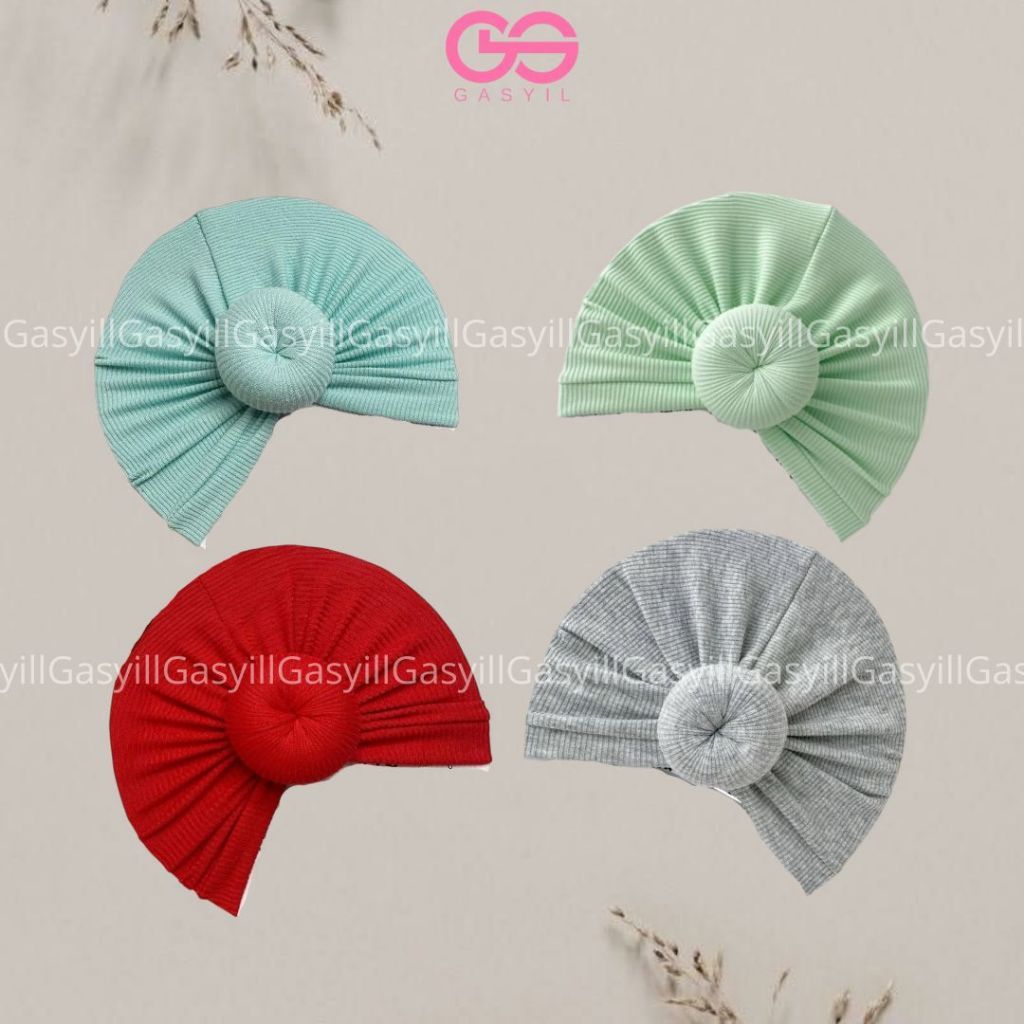 Turban Bayi Amara/ Turban Bayi Newborn Lucu/ Turban Bayi Premium