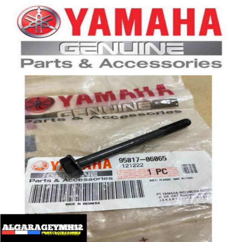 BOLT FLANGE Baut Intek Intake Karburator MIO SPORTY-MIO SMILE-MIO SOUL-FINO KARBU ORIGINAL 95817-060