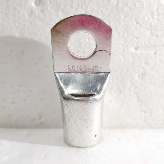 Skun Kabel 120mm Lubang Baut 12mm Tipe SC Tembaga Chrome