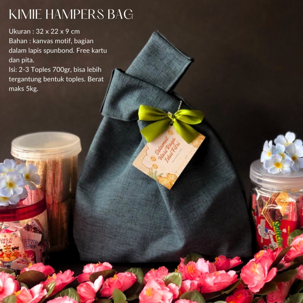 

Limitless - KIMMY HAMPERS BAG Bahan Daphine / Tas Bingkisan Toples Kado Lebaran Idul Fitri / Tas Ulang Tahun / Handbag Natal Imlek Premium Kekinian / Tas Mukena / Tas Tarawih Syukuran