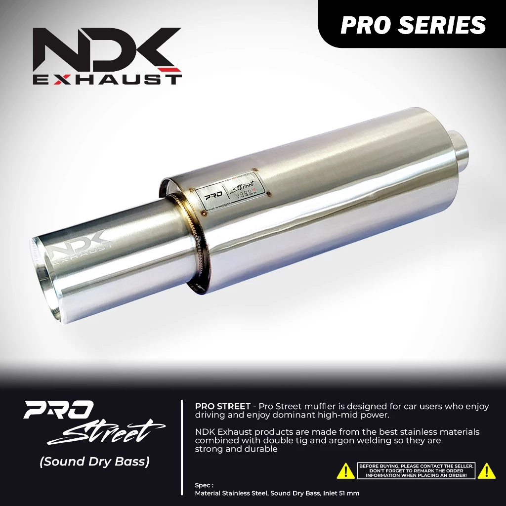NDK EXHAUST PRO STREET MOBIL DAIHATSU GRAND MAX KNALPOT RACING MOBIL