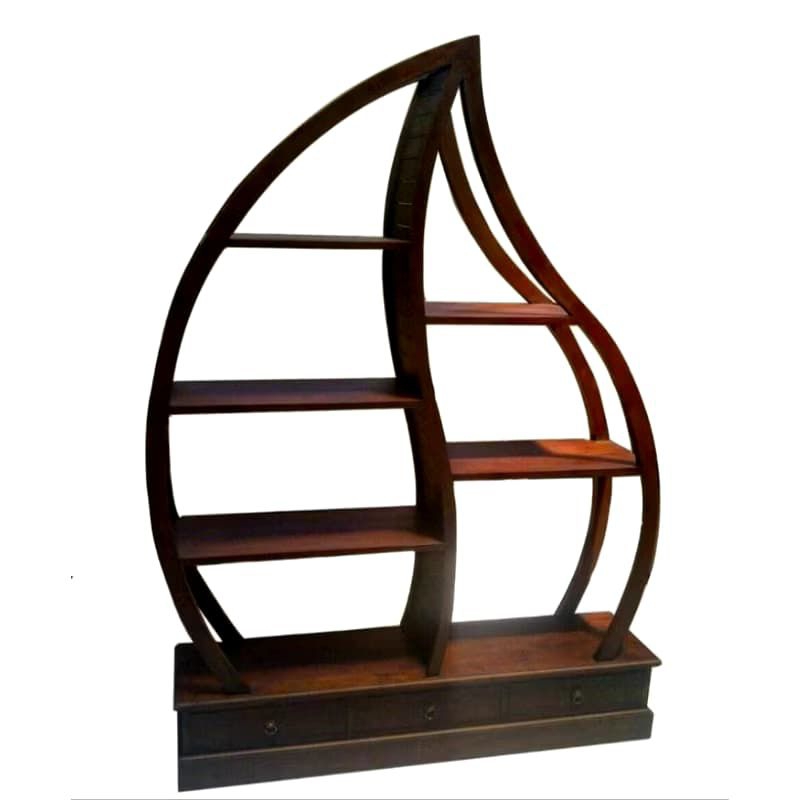 rak hias partisi penyekat ruang partisi motif daun partisi minimalis