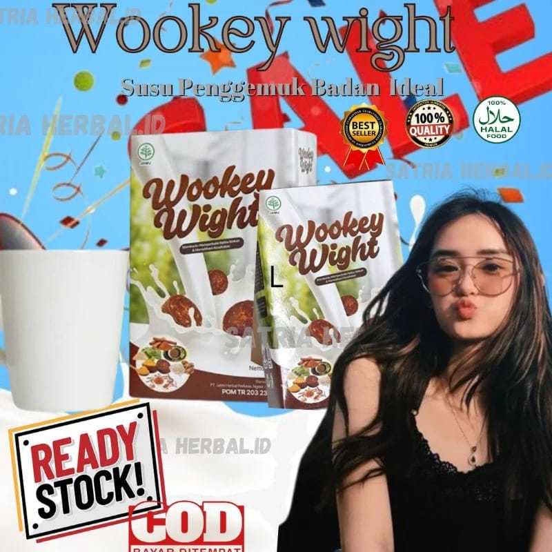 

TERMURAHH 1 BOX Wookey Weight - Susu Penambah Berat Badan 220gr Paket Nutrisi