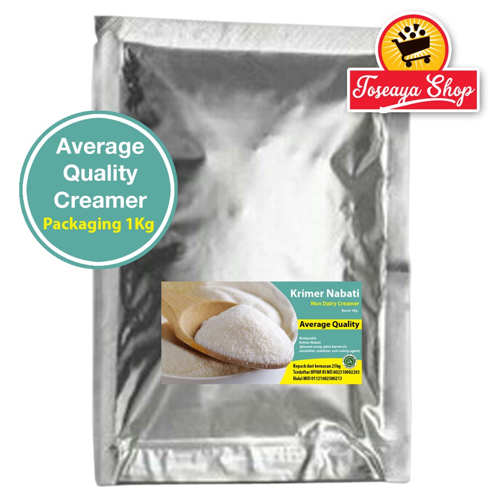 

Krimer/Creamer Non Dairy -Average Quality- 1Kg Terlaris