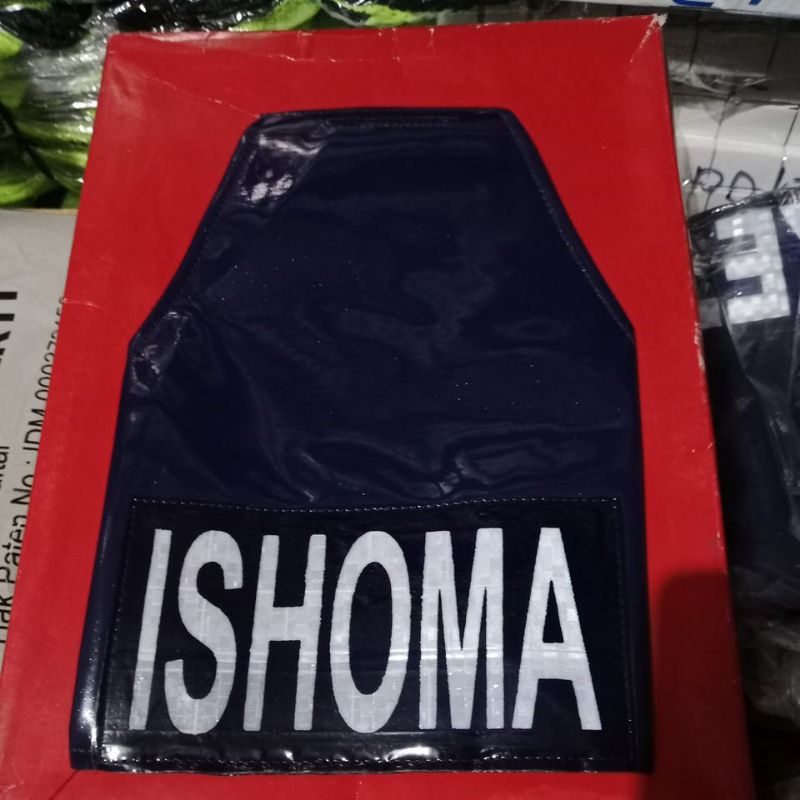 Banlengan ISHOMA biru dongker kalep, scotlet