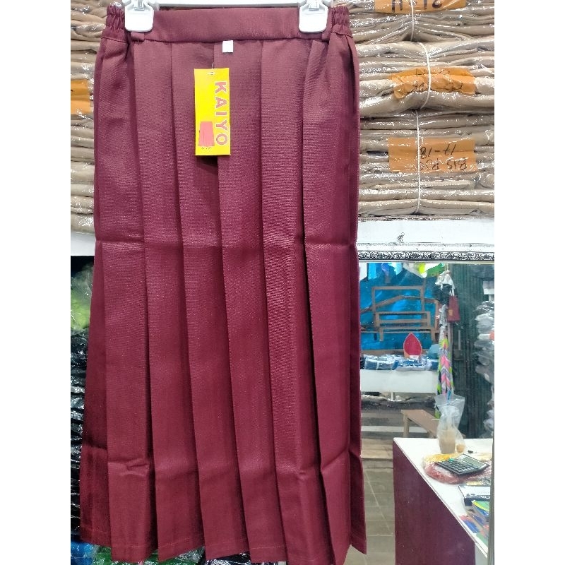Rok rapillo sd merah maroon