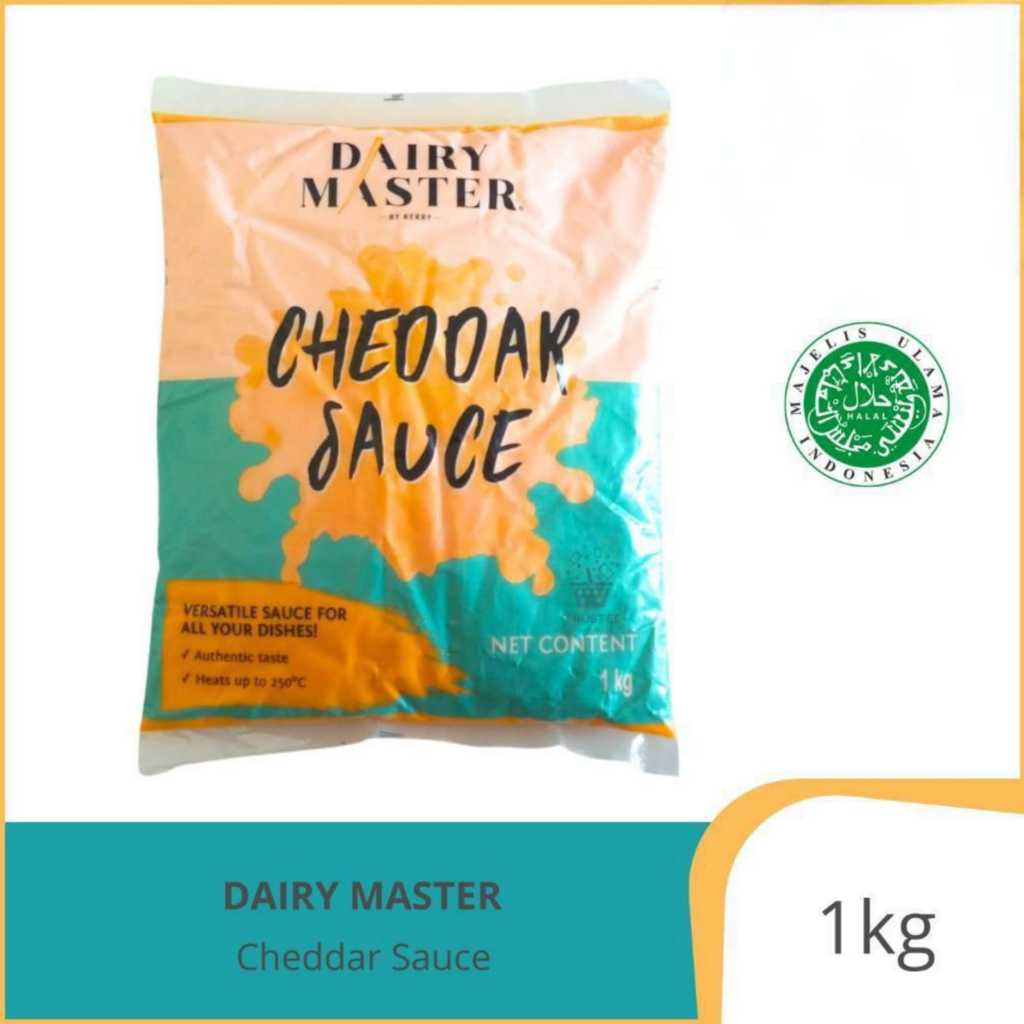 

Dairy master saus keju cheddar cheese sauce creamy nacho krim instan siap saji murah halal 1 kg