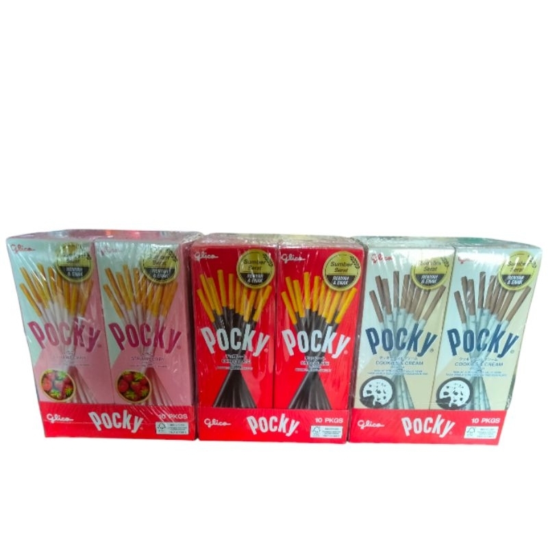 

Pocky Stik 22gr Biskuit Berlapis Cokelat - Varian Lengkap (10 Pack per Dus)