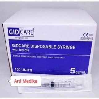 Spet 5ml  Gidcare 5cc Box isi 100pc / Promo Murah Spuite