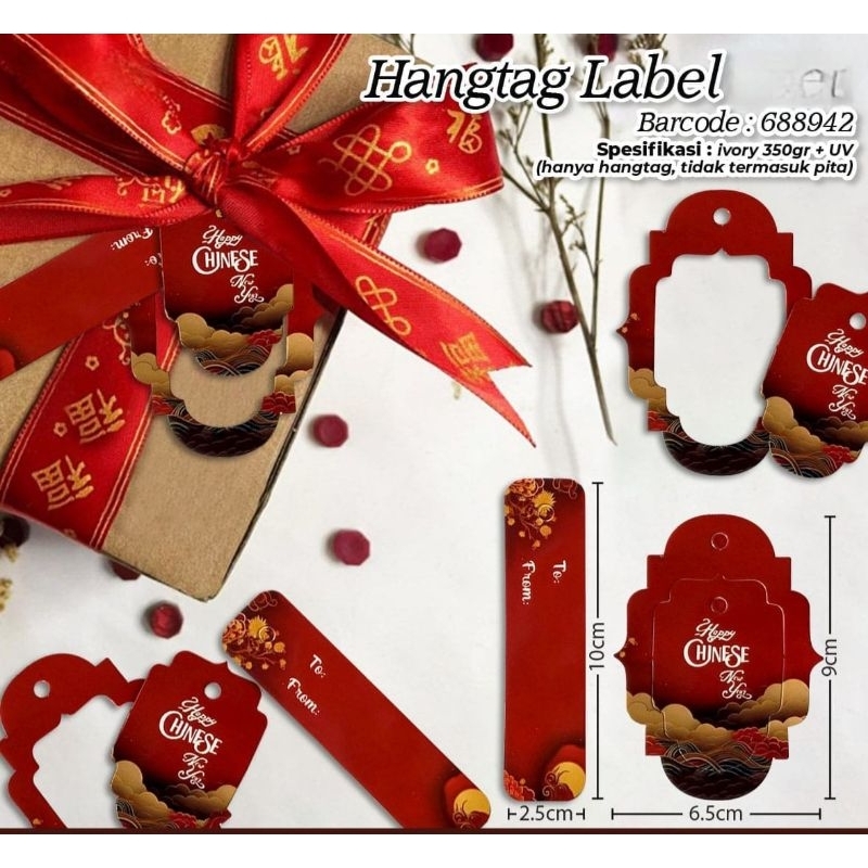 

Hang Tag Imlek Chinese New Year Rectangle 10 Pcs