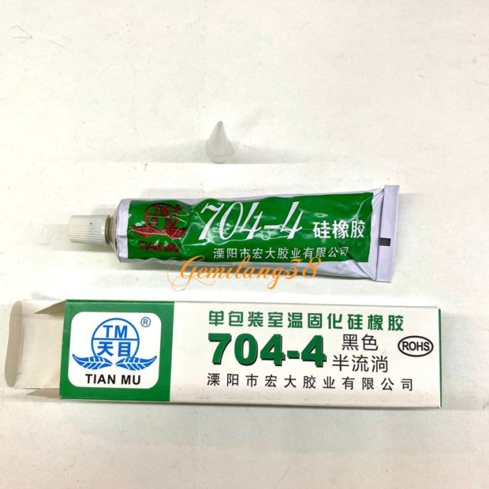 Lem Tian Mu 704 Hitam / Thermal Glue + Sealant Silicone Grease Tian Mu