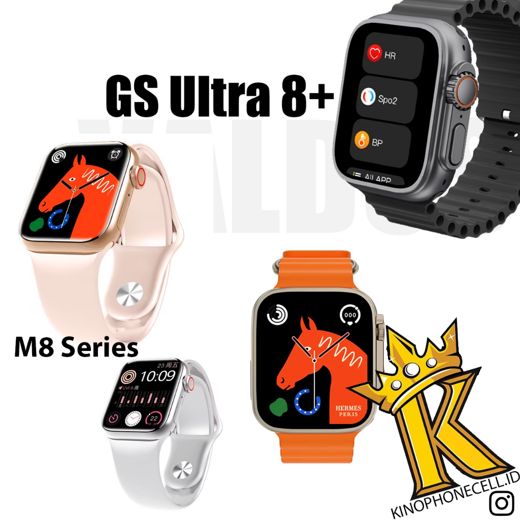 Smartwatch GS Wear M8 Pro Max Watch 8 Smart Watch Pria Wanita
