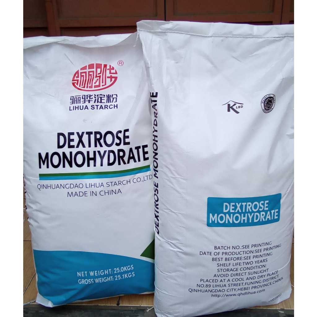 

Dextrose monohydrate lihua 25kg perkarung / Gula Donat 25kg