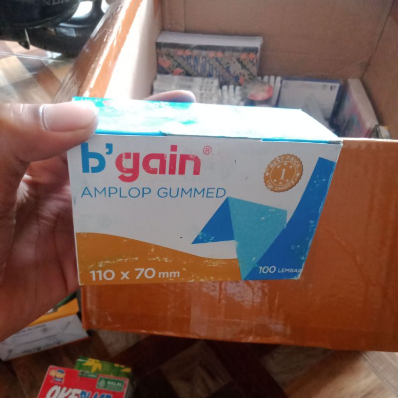 

Amplop B gain tanggung