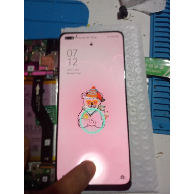 lcd Oppo Reno 4/4f ORI copotan