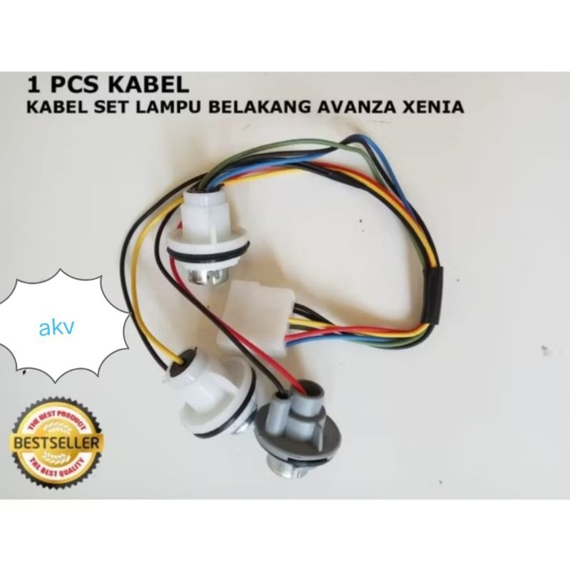 Kabel Socket kabel set lampu stop lampu belakang avanza xenia 1 pcs