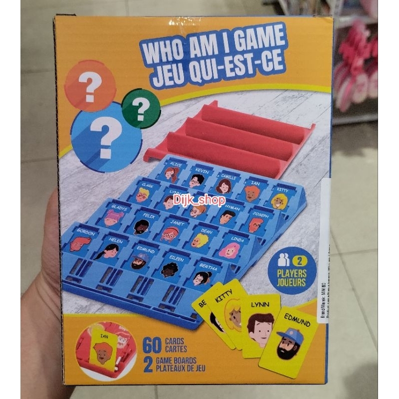 mainan tebak tebakan Guess who i am