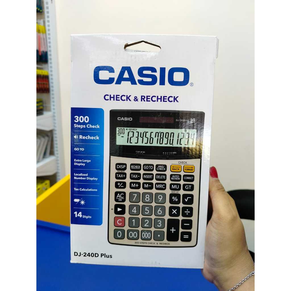 

CASIO - Calculator DJ-240 D Plus