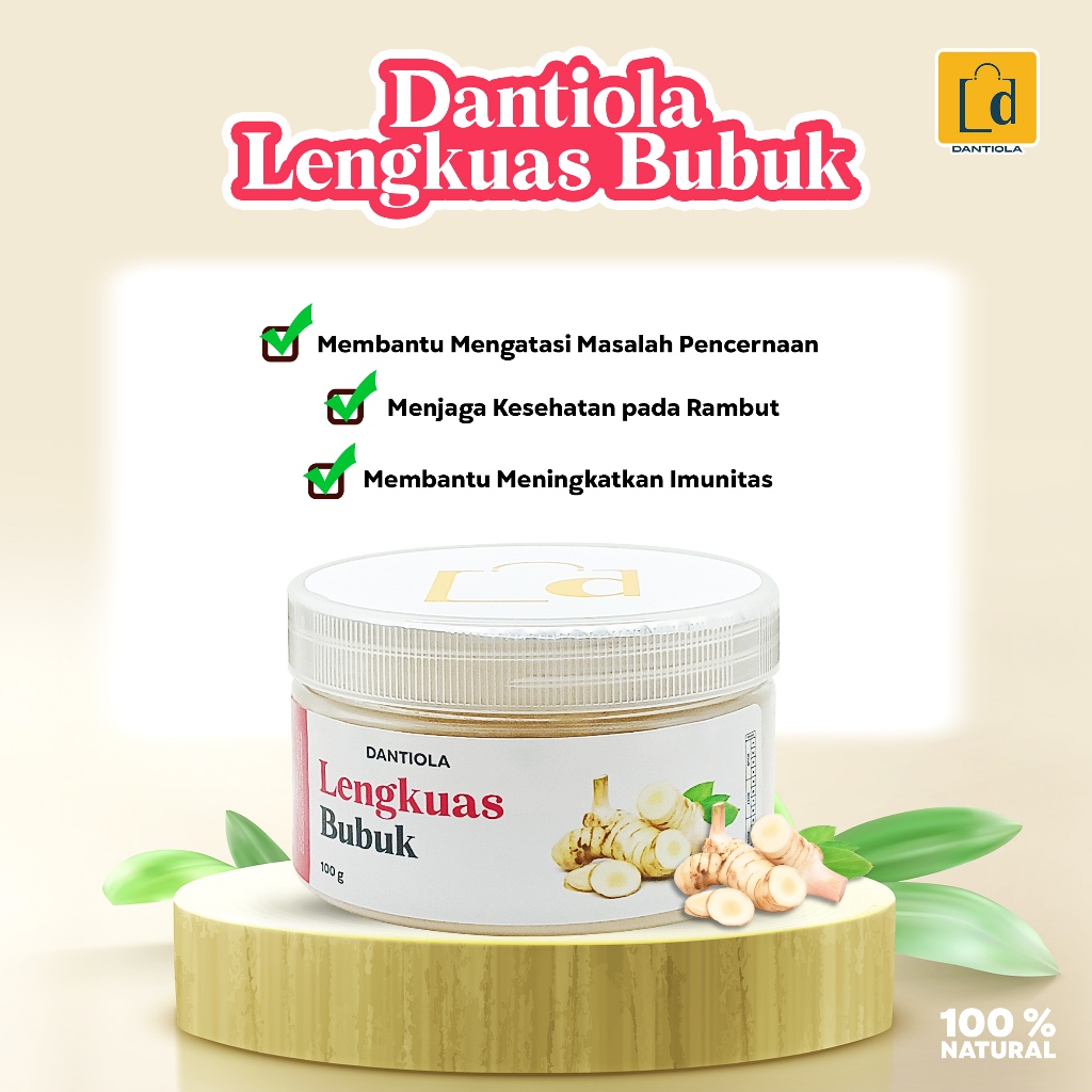 

Dantiola Lengkuas Bubuk Kemasan 100 Gram