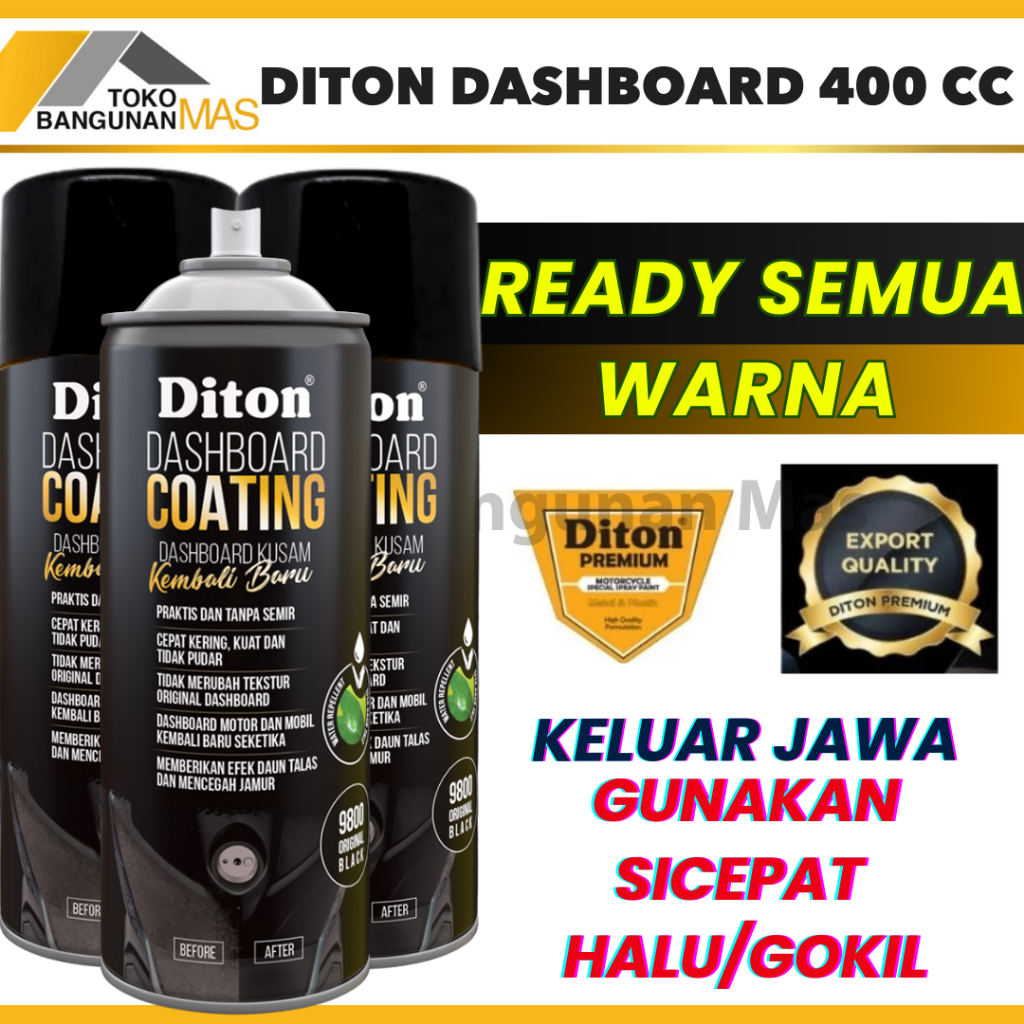 DITON DASHBOARD DITON PREMIUM DASHBOARD CAT SEMPROT DASHBOARD - DASHBOARD COATING