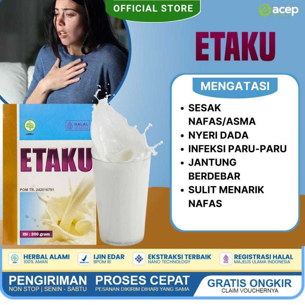 

PROMO !!!! [ TERLARIS ] ETAKU GOAT MILK - Susu Kambing Etawa Murni Asli 100% Original Solusi Atasi Masalah Pernapasan / Asma / Kolesterol Tinggi Kalsium Rendah Lemak Rendah Gula Atasi Gangguan Tulang & Sendi Osteoporosis Nafas Lega