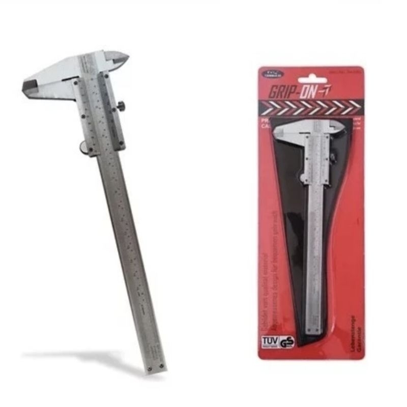 Grip-On Precision Vernier Caliper (6" / 8") Sigmat Jangka Sorong Sketmat Besi Grip On
